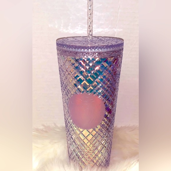 Starbucks Mexico Jeweled Unicorn Crystal Iridescent Studded Tumbler Cup 24oz NWT - Picture 9 of 12